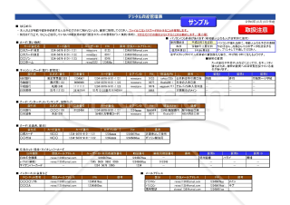 相続税はじめの一歩（相続財産目録を元にした簡易相続税試算＆デジタル資産管理表）