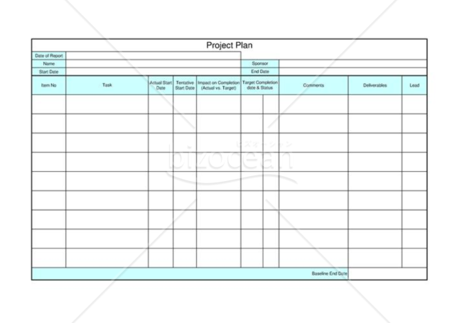 タスク管理表（英文文書）｜bizocean（ビズオーシャン）