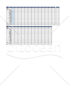 予実管理表（Excel）