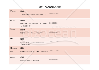 （新）PASONAの法則・Excel